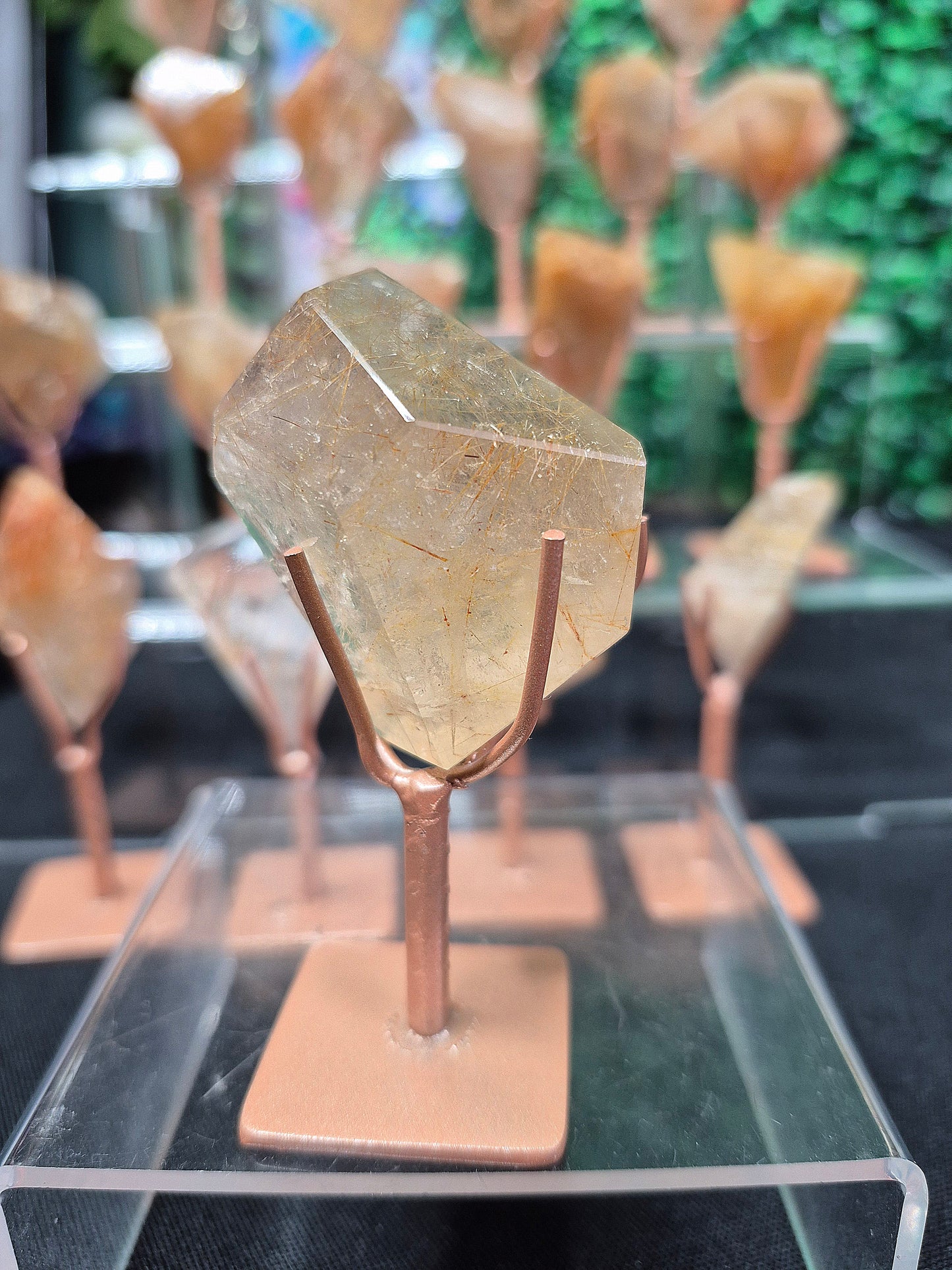 Rutile Quartz Freeforms with Stands (1)