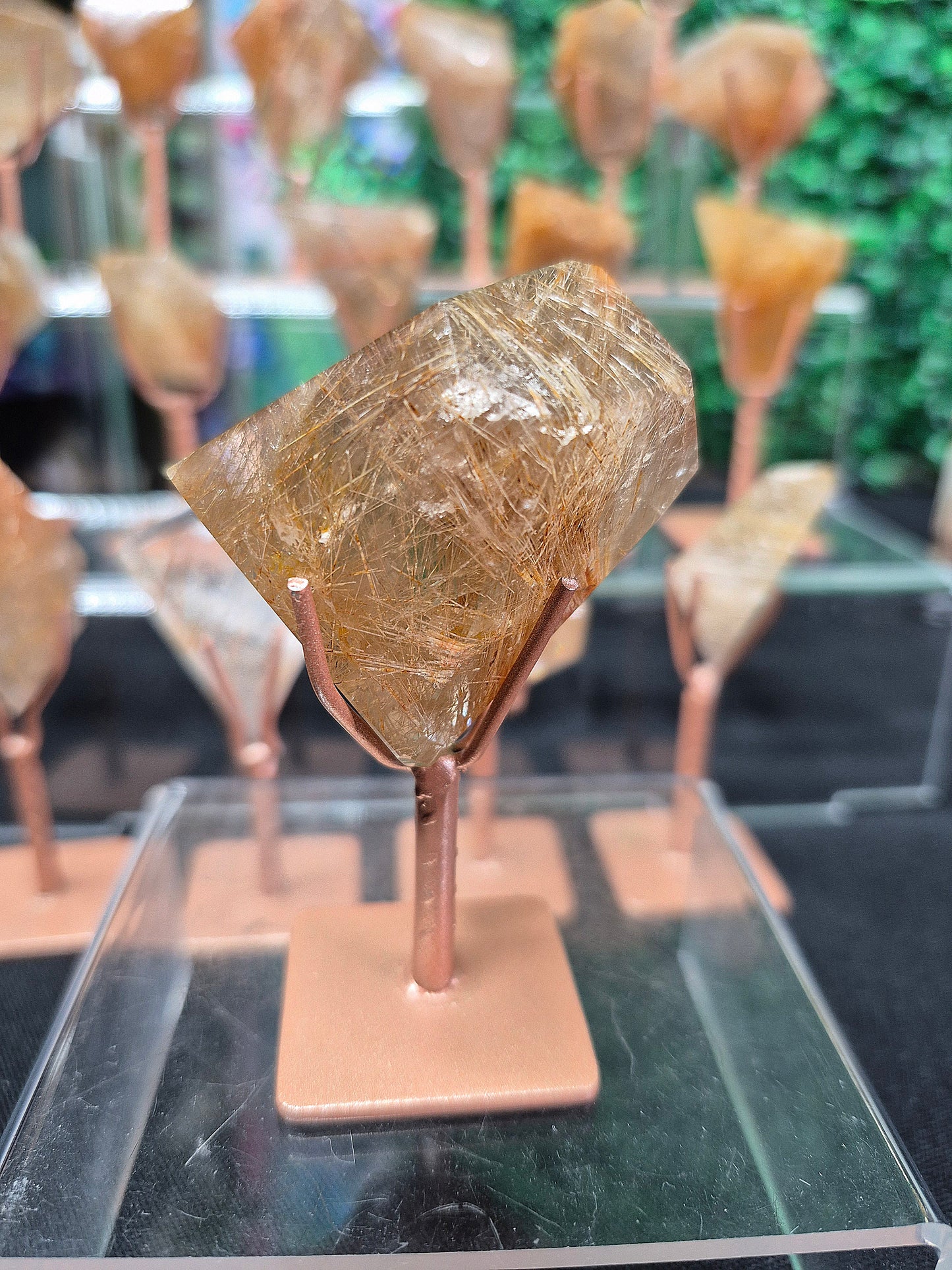 Rutile Quartz Freeforms with Stands (1)