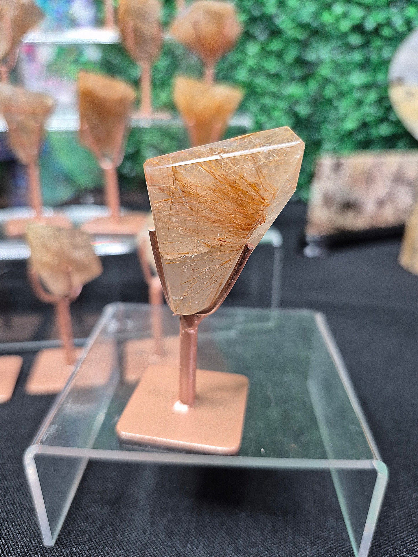 Rutile Quartz Freeforms with Stands (1)