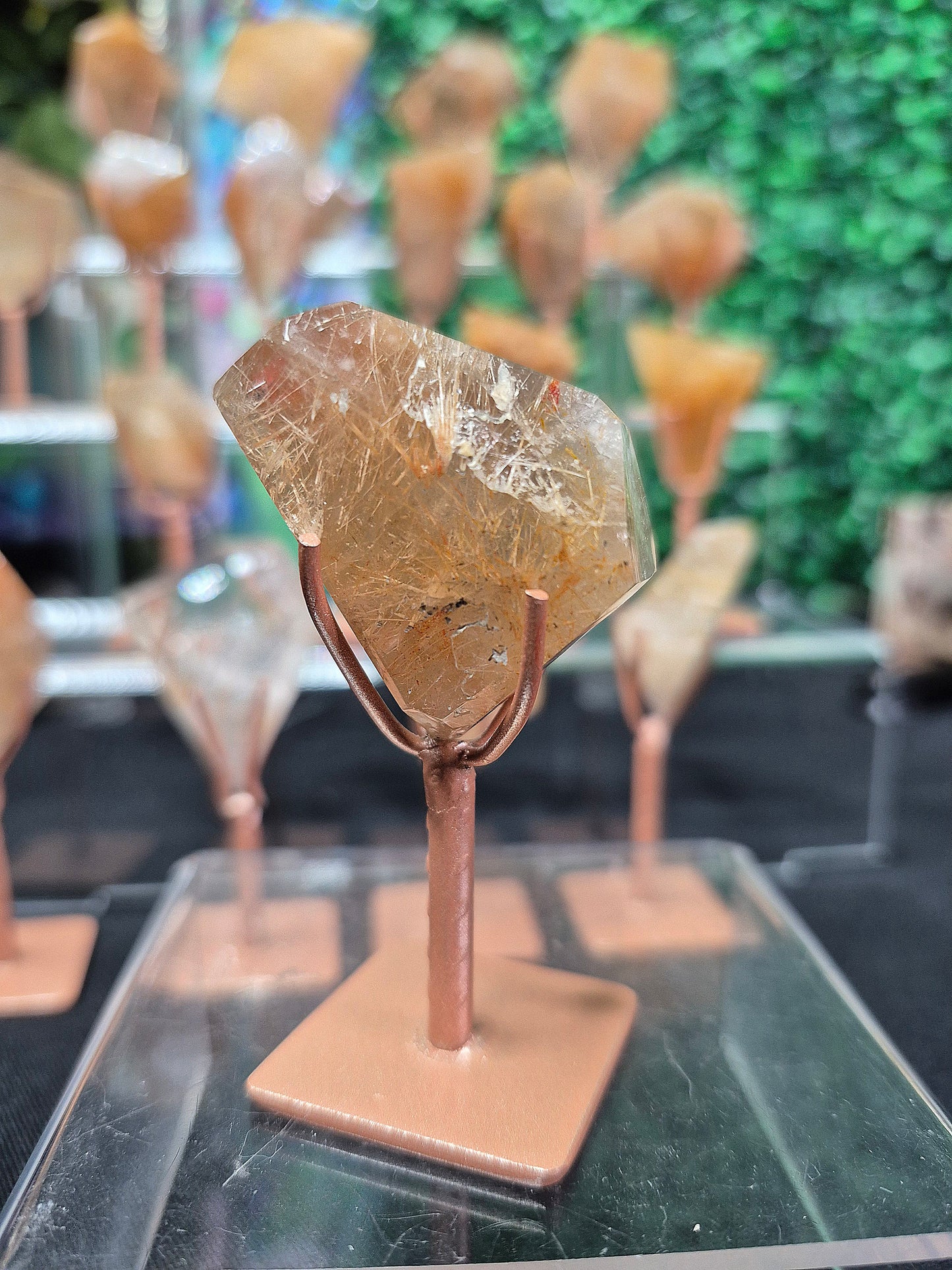 Rutile Quartz Freeforms with Stands (1)