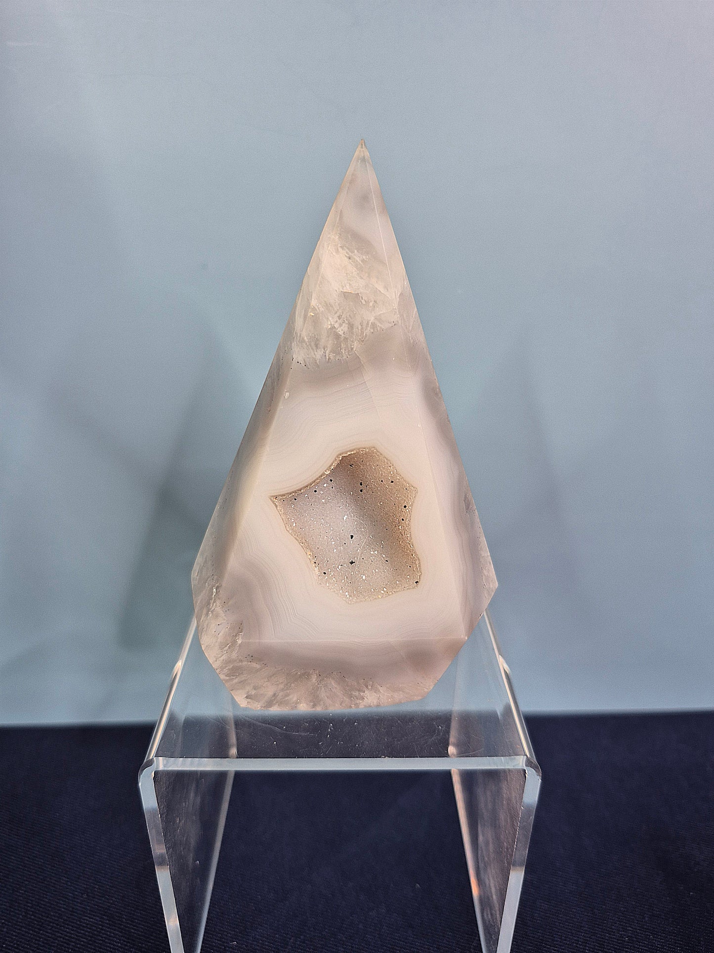 Dazzling Druzy Agate Conic Towers