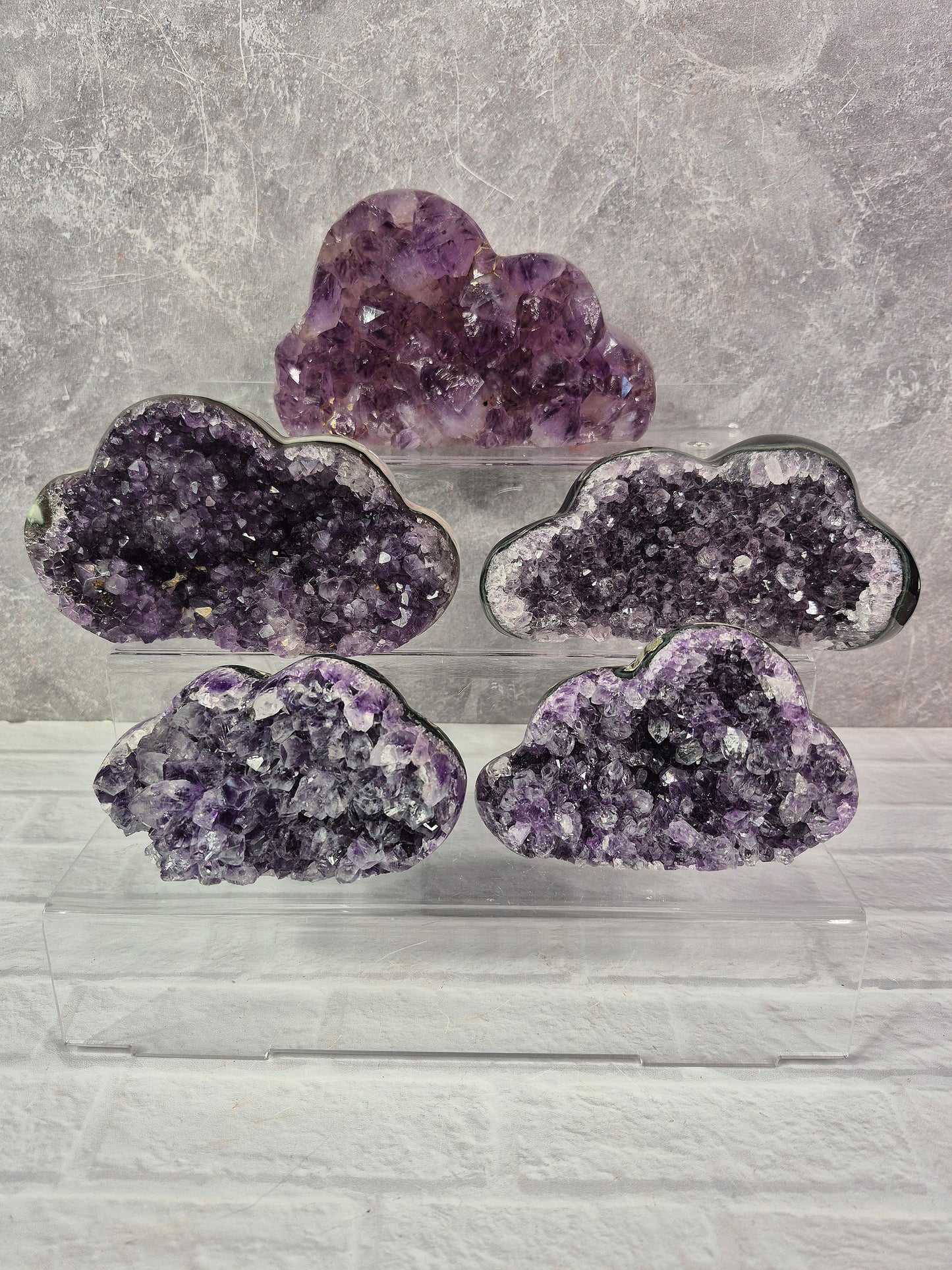 Amethyst Cloud Carvings