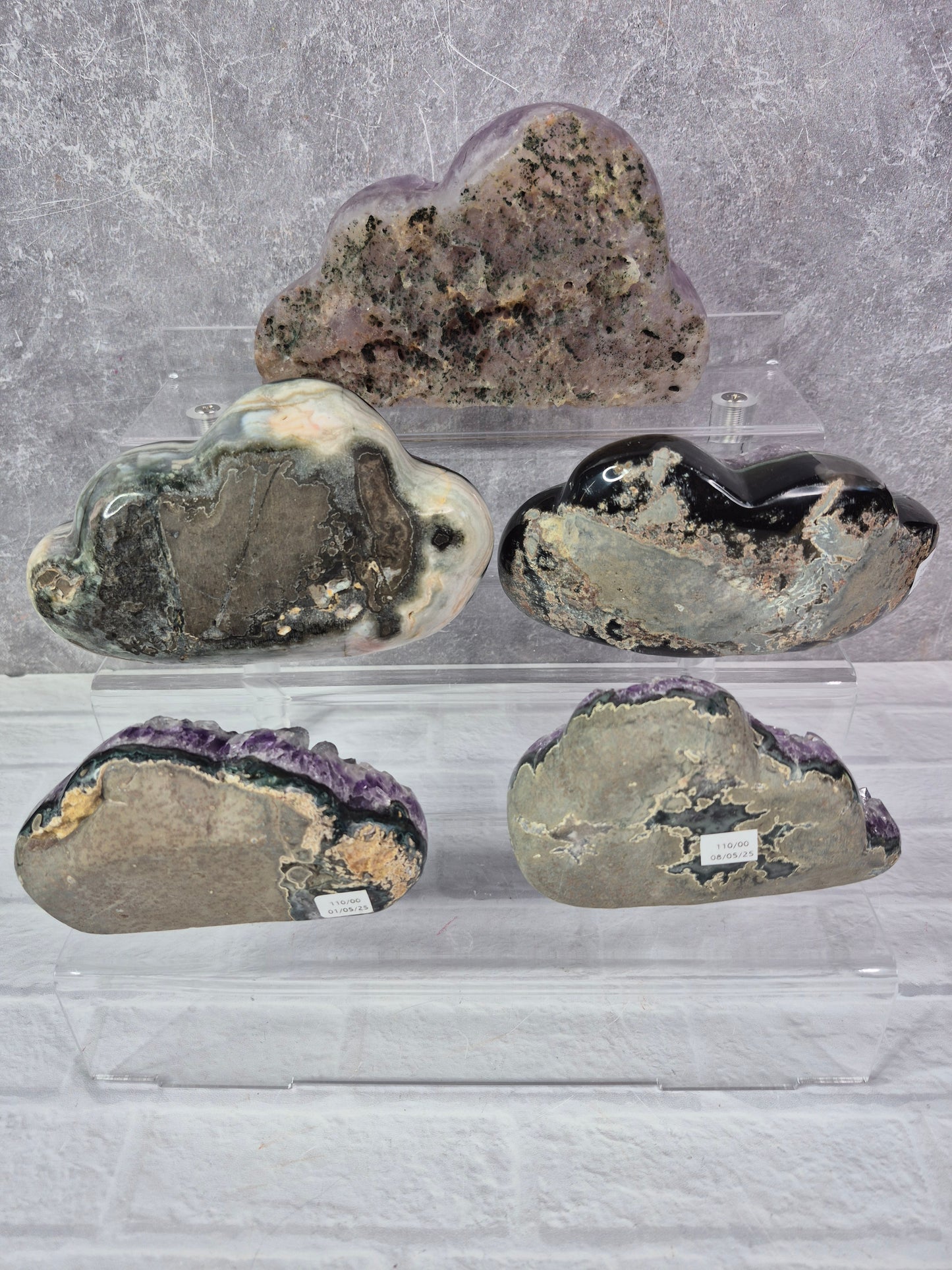 Amethyst Cloud Carvings