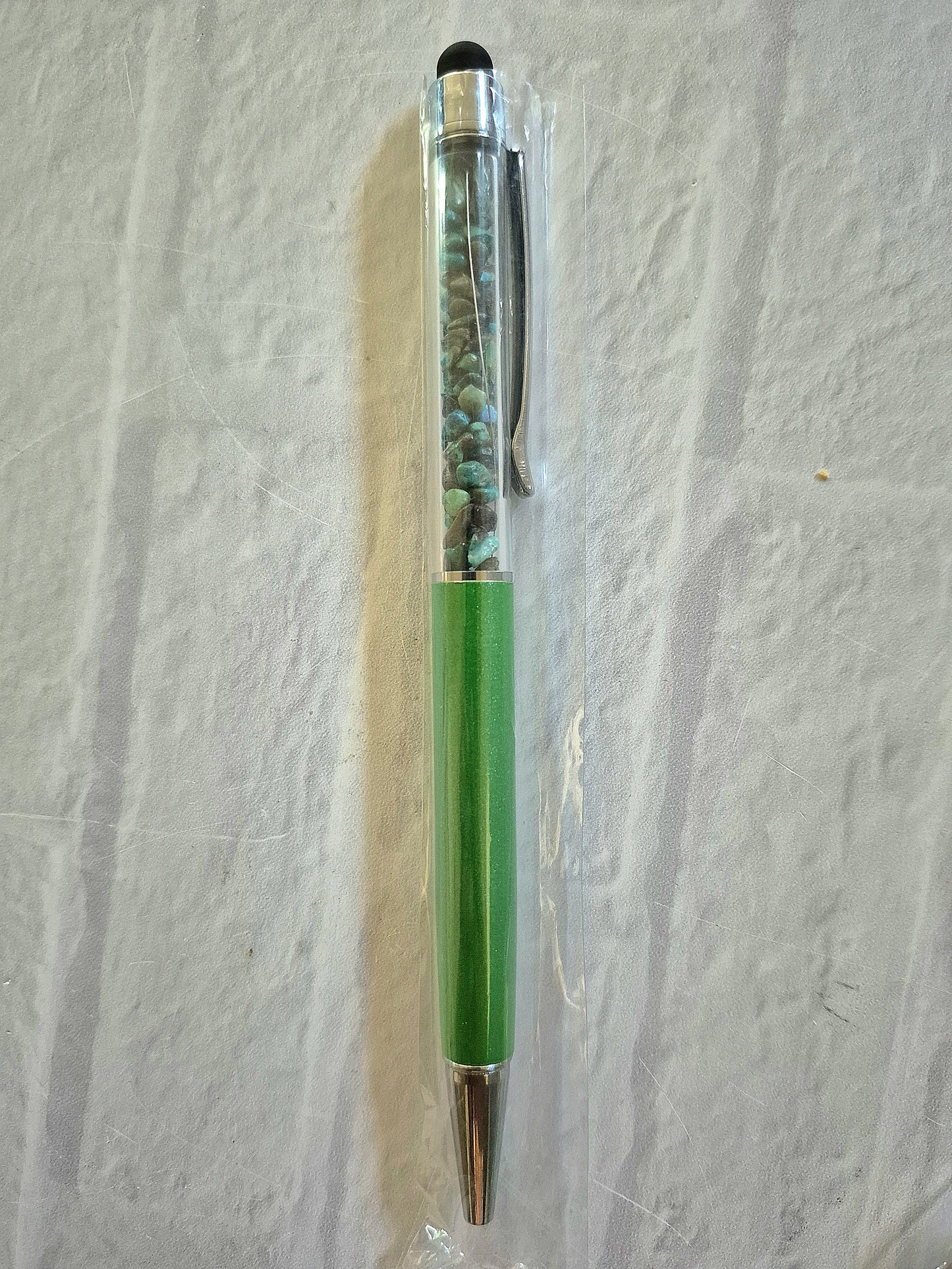 Turquoise Crystal Ink Pens