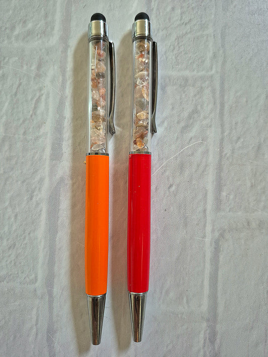 Fire Quartz Crystal Ink Pens