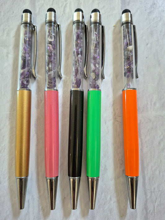Amethyst Crystal Ink Pens