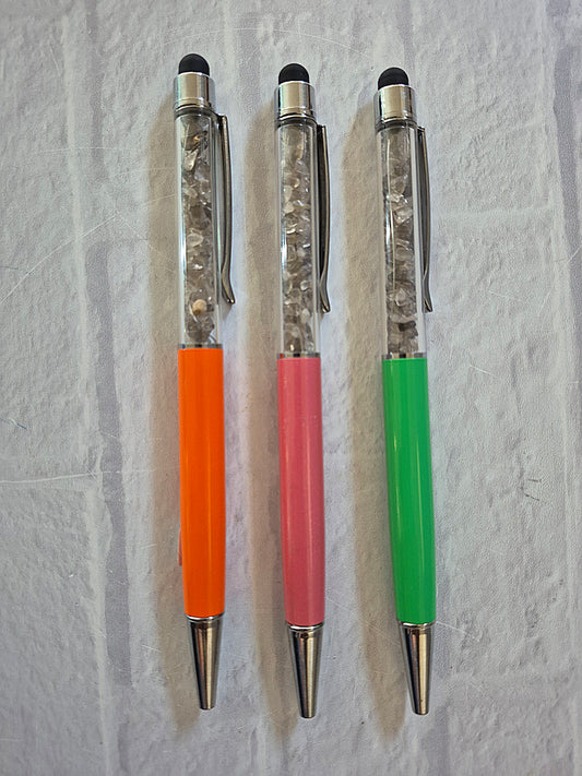 Smoky Quartz Crystal Ink Pens