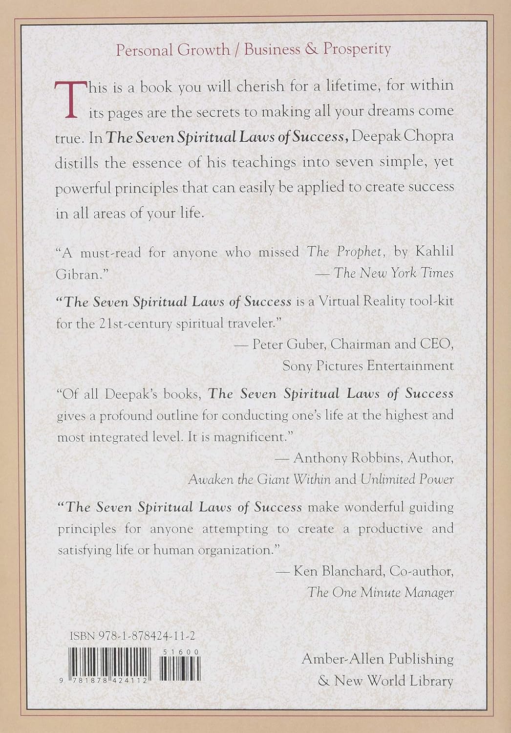 The Seven Spiritual Laws of Success