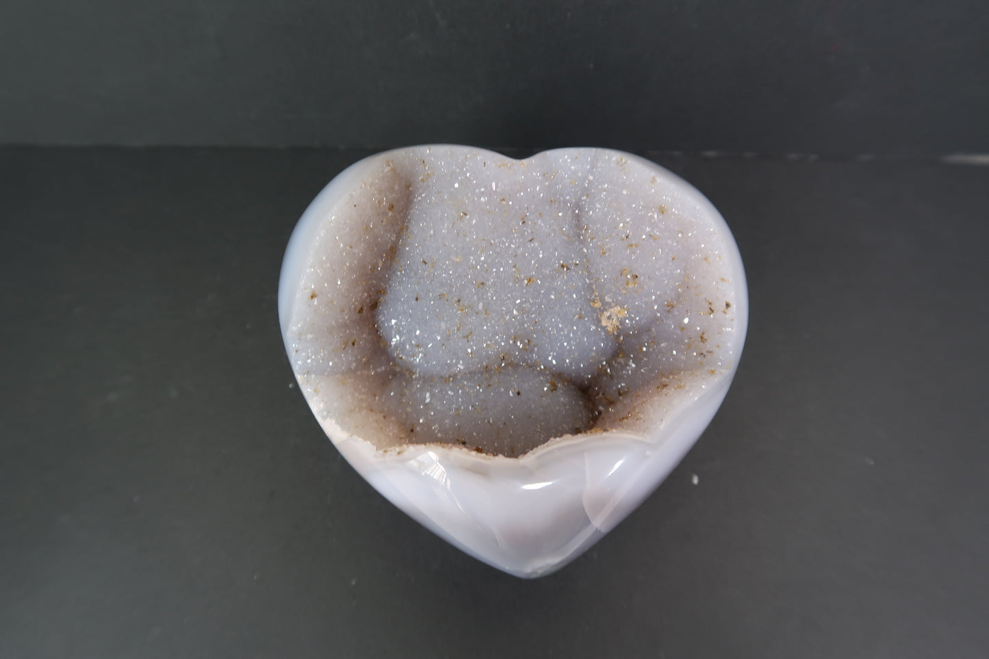 Druzy Agate Hearts