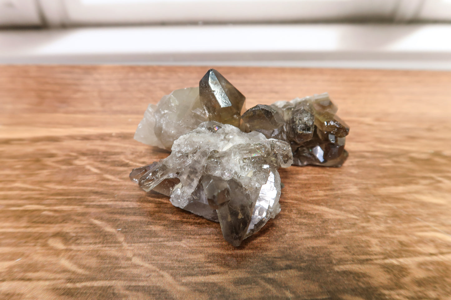 Smoky Quartz Clusters