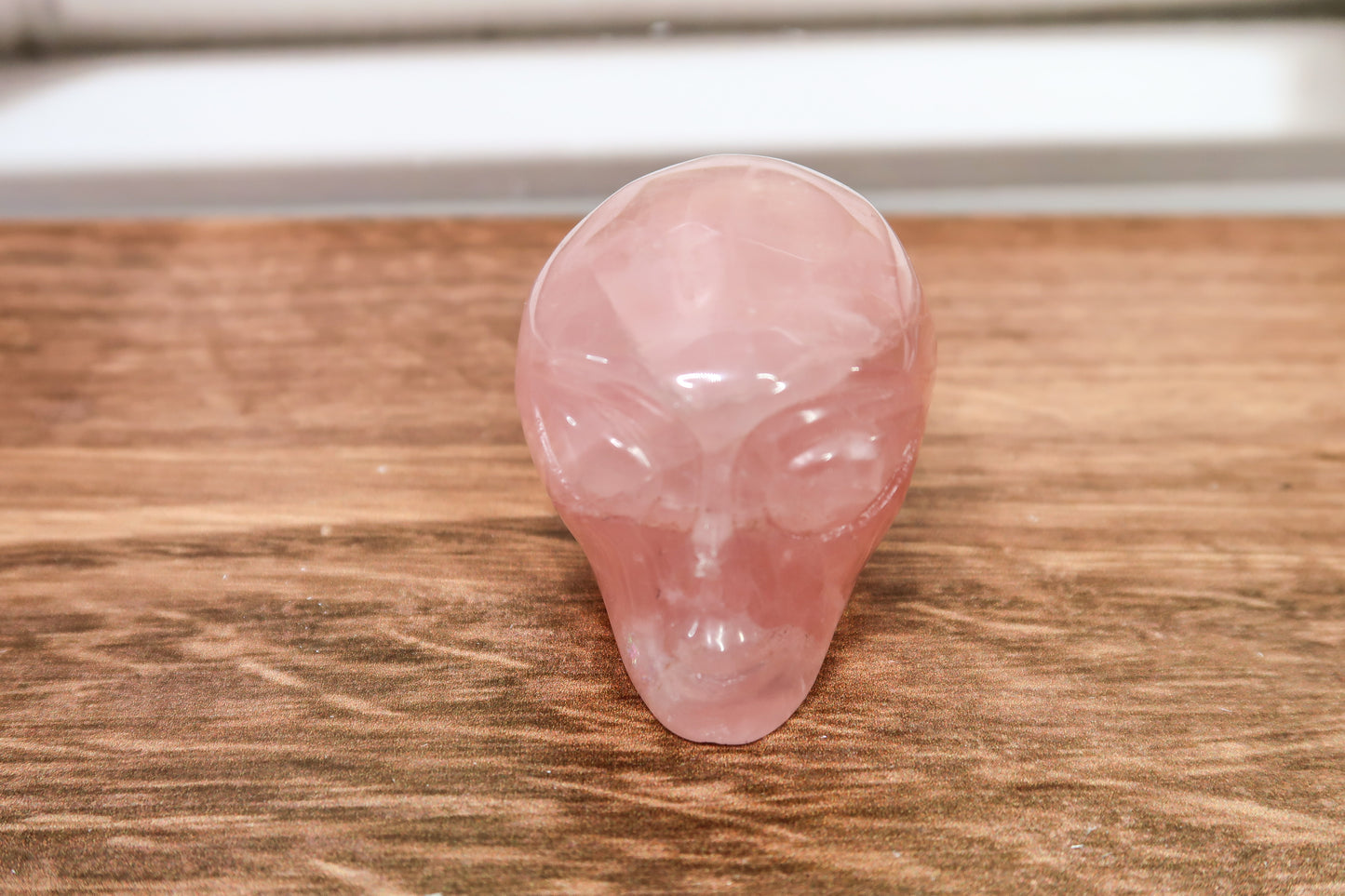 Rose Quartz Alien Head