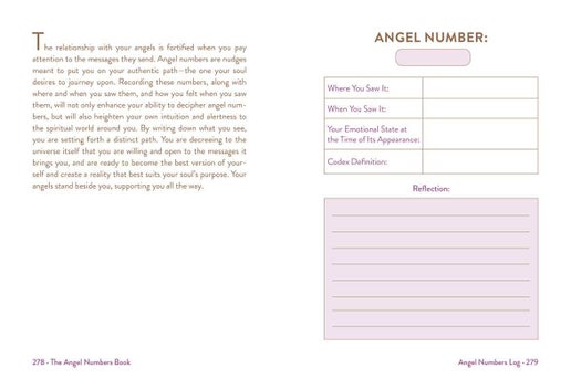 Simon & Schuster - Angel Numbers Book by Mystic Michaela: Hardcover; 288 pages, English