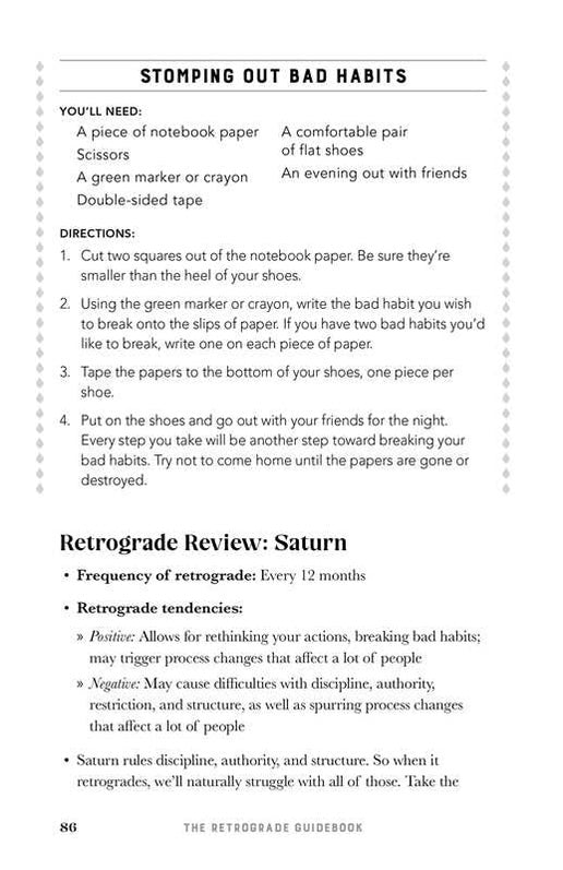 Simon & Schuster - Retrograde Guidebook by Jennifer Billock: Paperback; 136 pages, English
