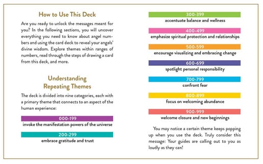 Simon & Schuster - Angel Numbers Deck by Mystic Michaela: Flashcards; 100 pages, English