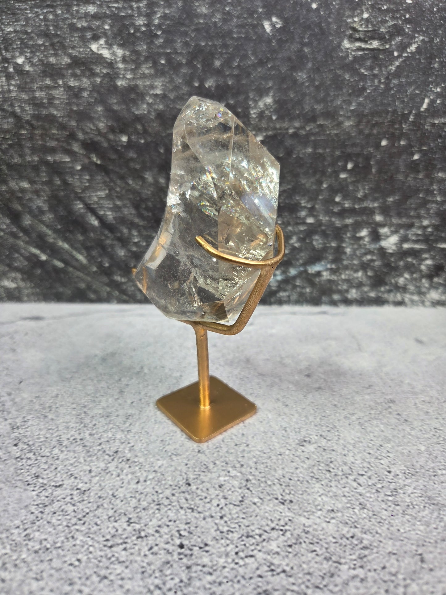 Faceted Cut Smoky Quartz Moons