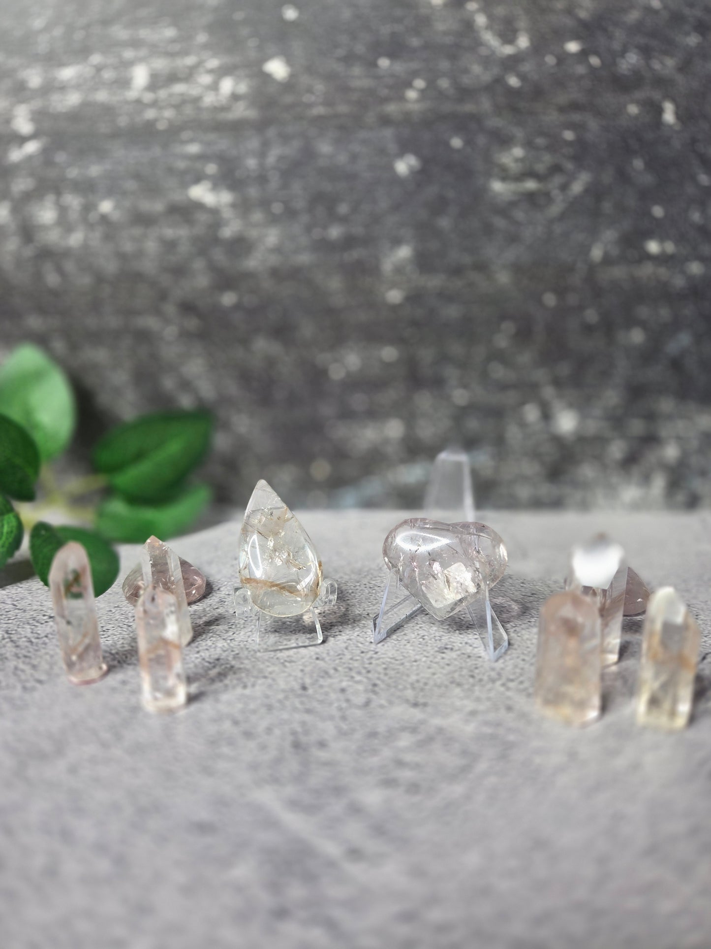 Phantom Powellite Crystals