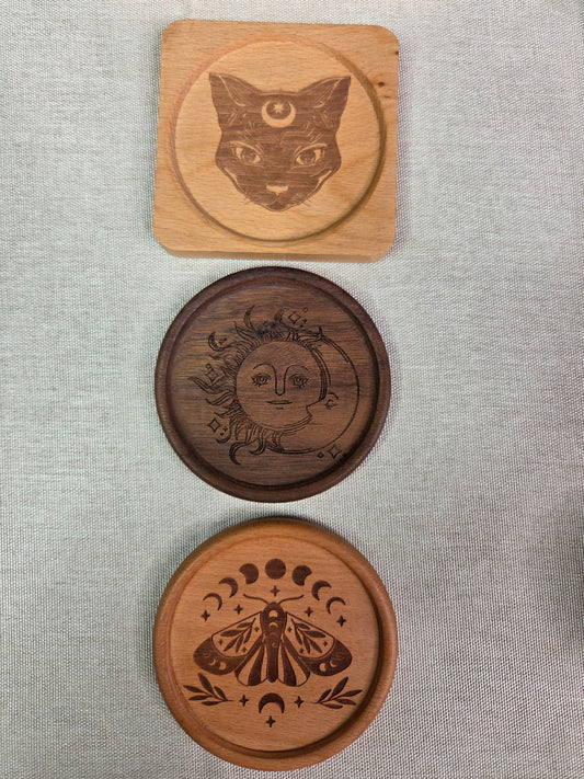 Mystical Wood Coasters
