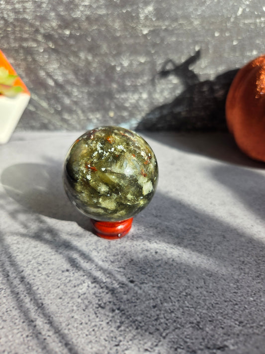 Green Mica Sphere