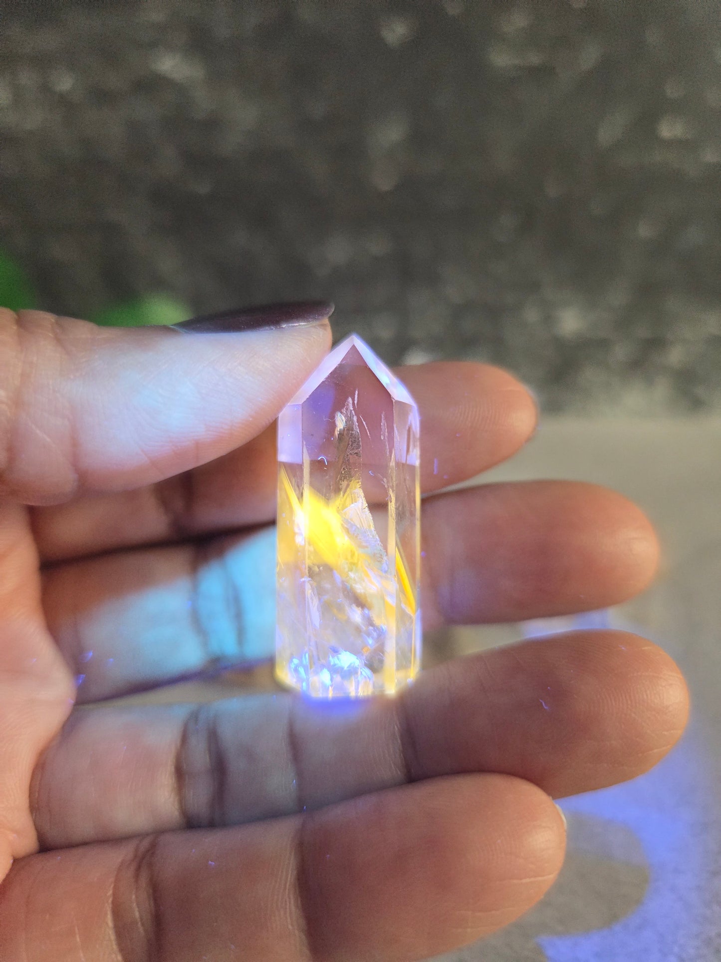 Phantom Powellite Crystals