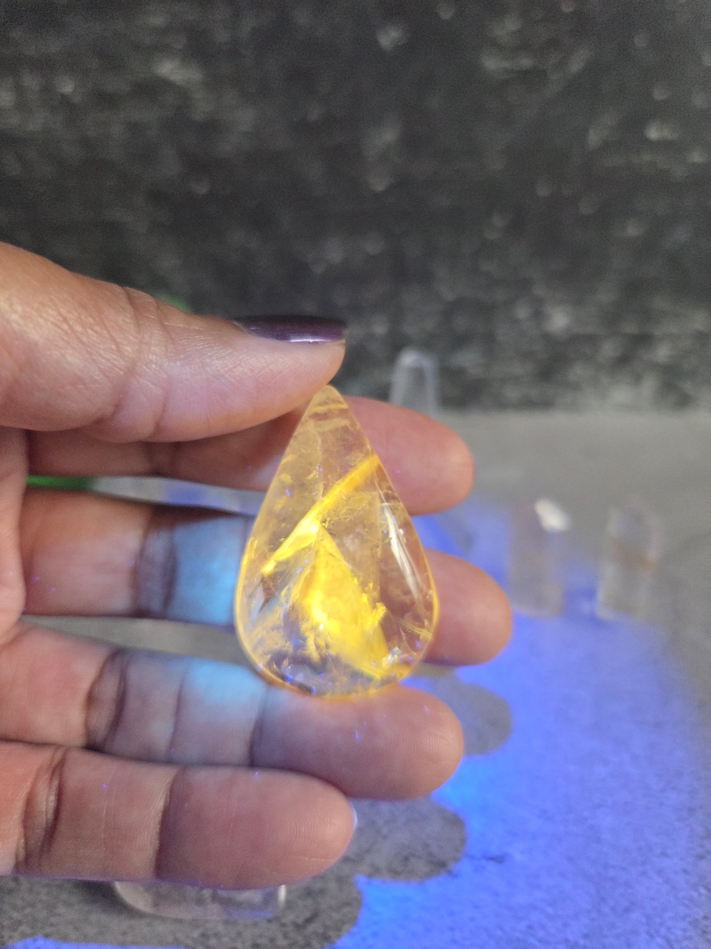 Phantom Powellite Crystals