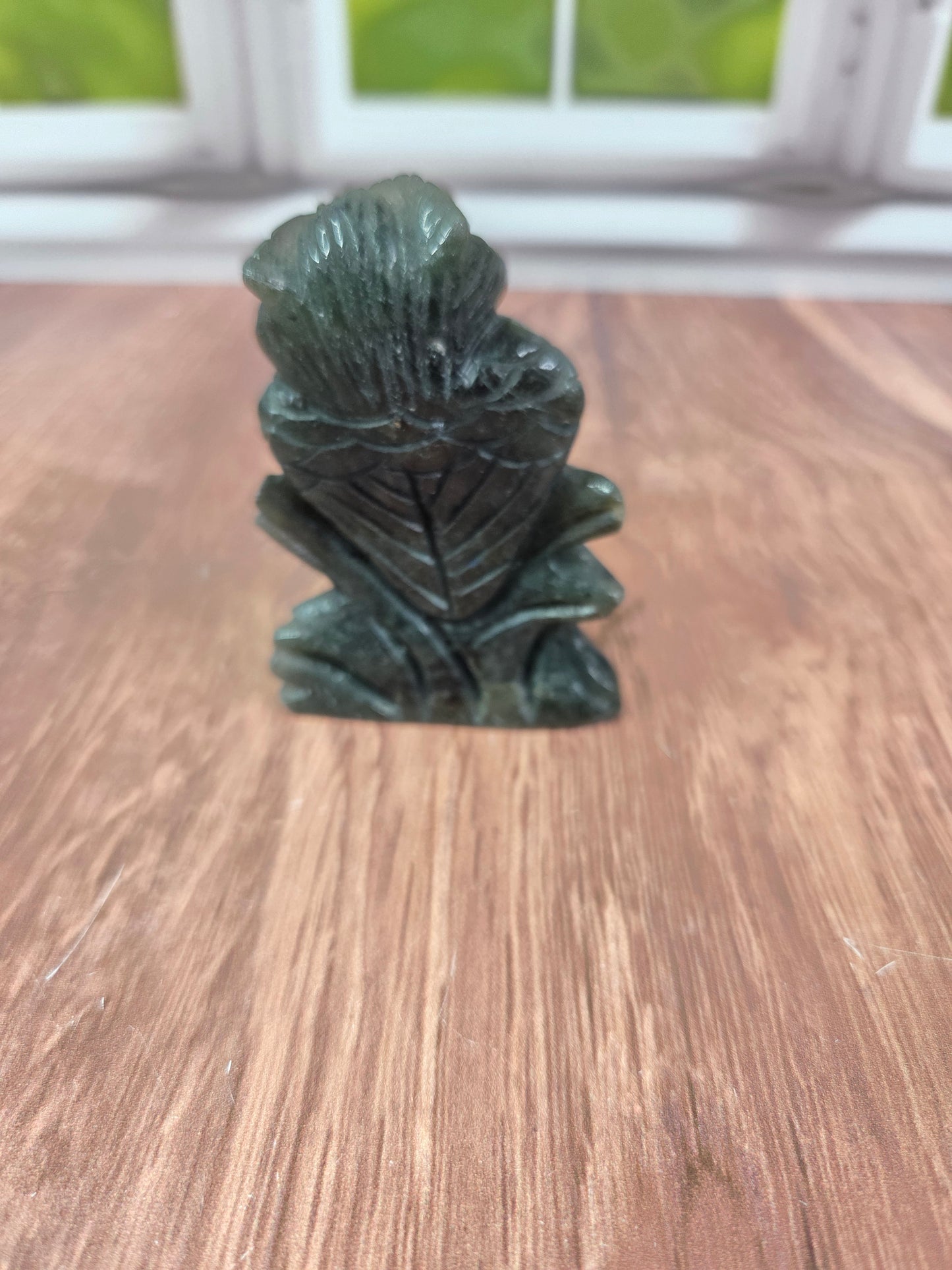 Stunning Labradorite Owl Carvings