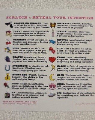 Scratch-Off Oracle Cards