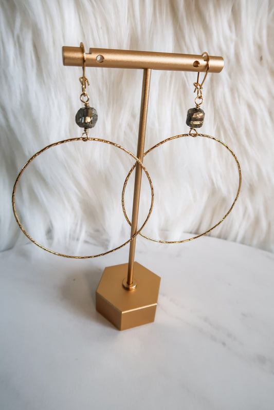 Dream Big Earrings - Gold