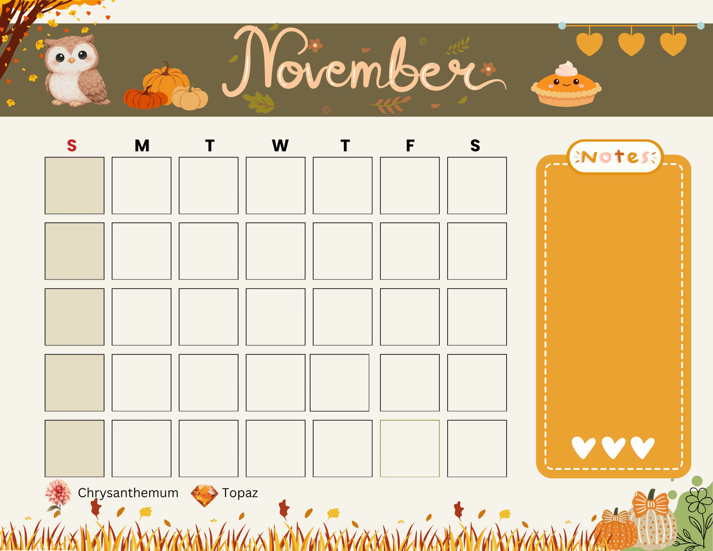 Artsy Undated Calendar July–December 2026 • Monthly Crystal & Flower Art • Decorative Cover Pages PrintableDigital product