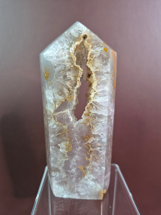 Agate Tower with Druzy Portal