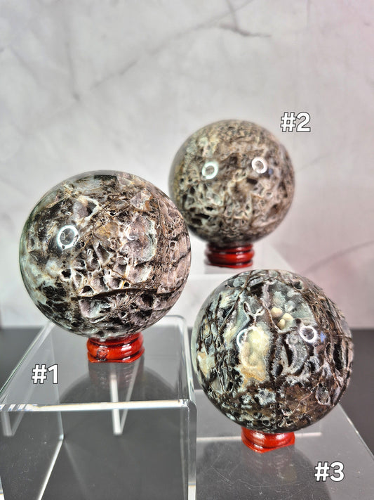 Druzy Sphalerite Spheres