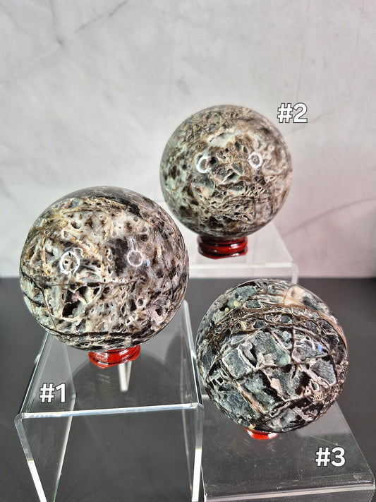 Druzy Sphalerite Spheres
