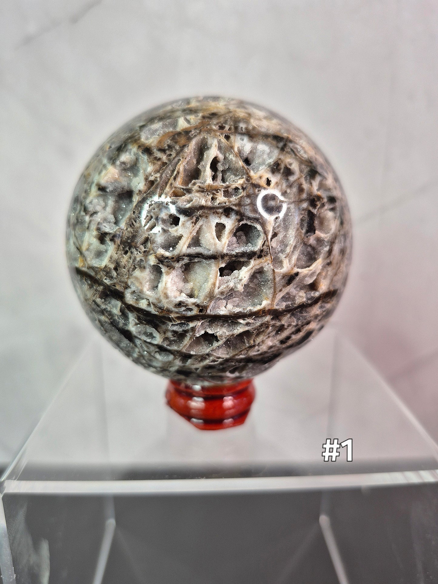 Druzy Sphalerite Spheres