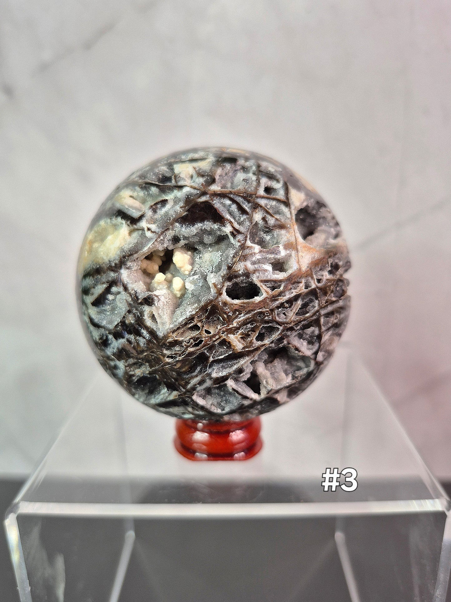 Druzy Sphalerite Spheres