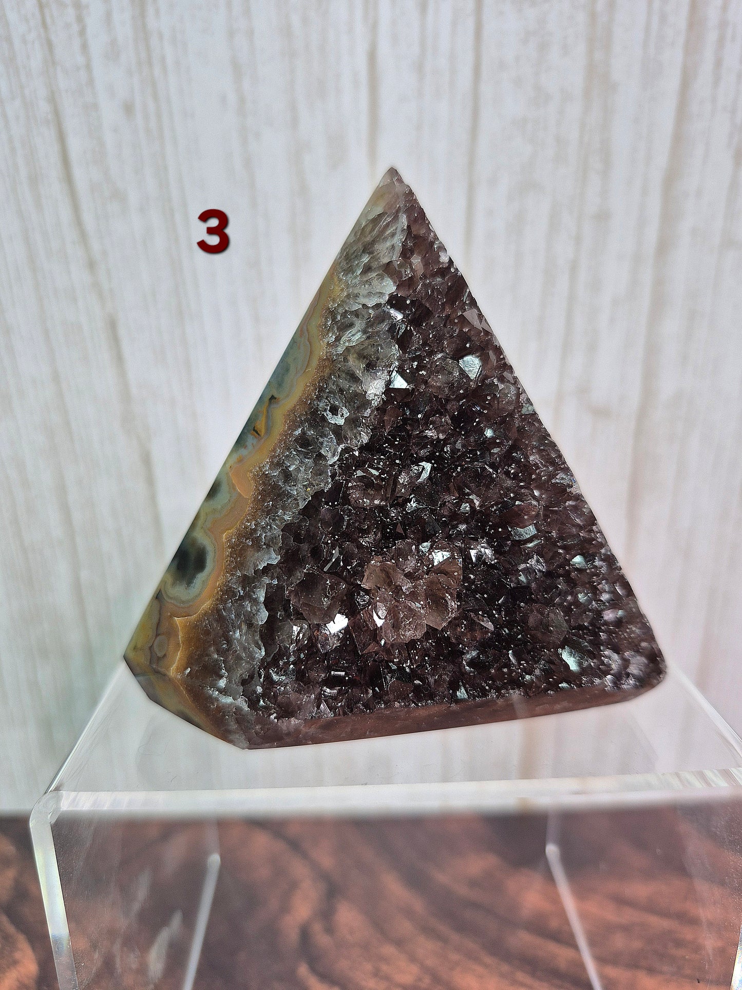 Druzy Agate Conic Towers