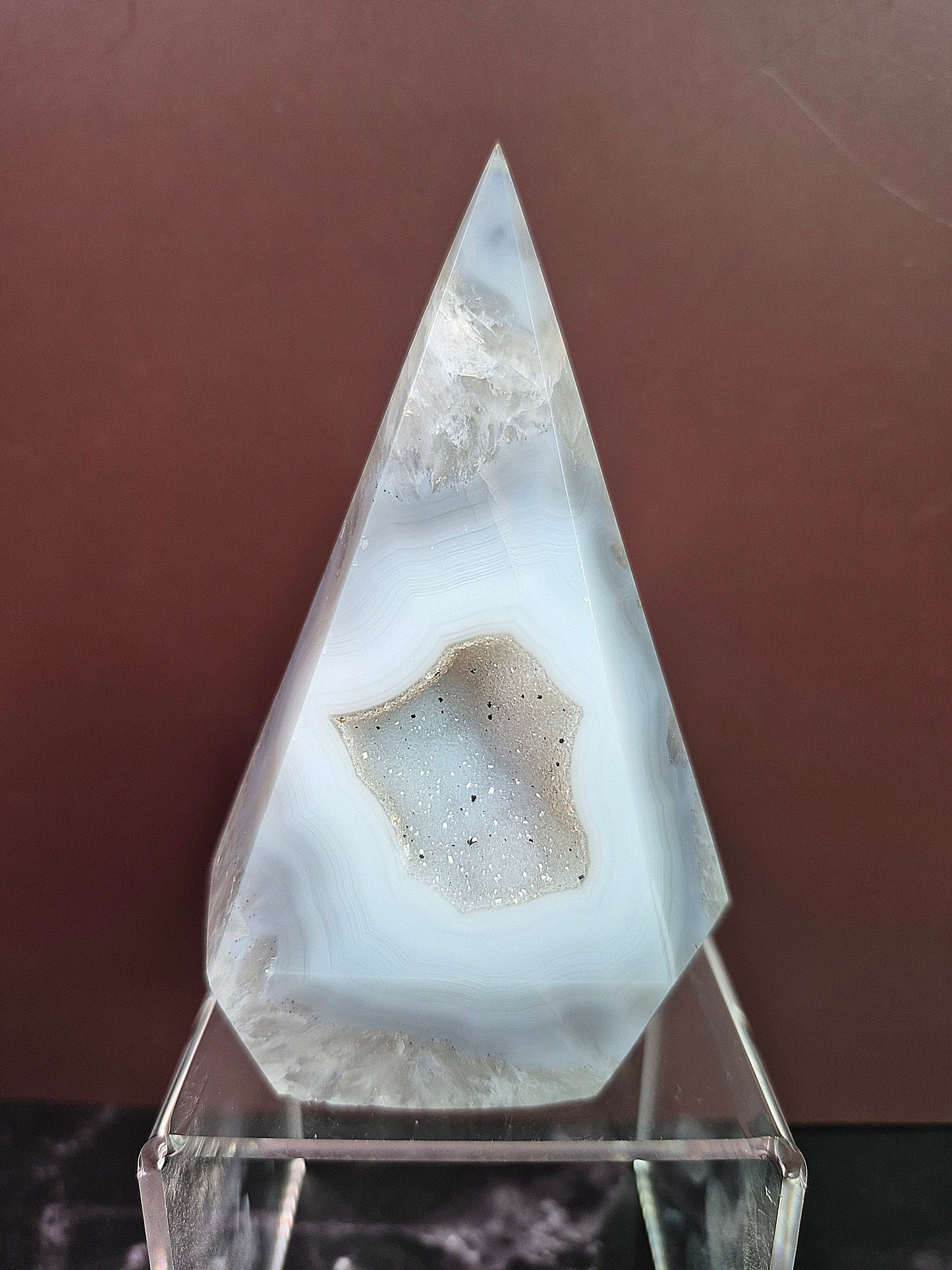 Druzy Agate Cones