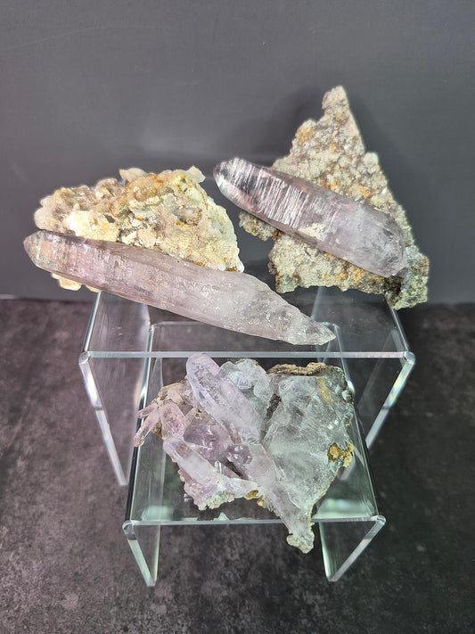 Veracruz Amethyst Points on Matrix