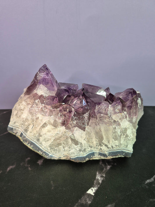Sliced Amethyst Cluster