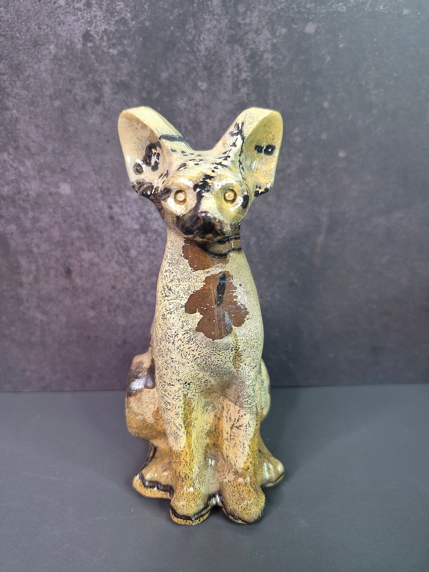 Dendritic Picture Jasper Sphynx Cat