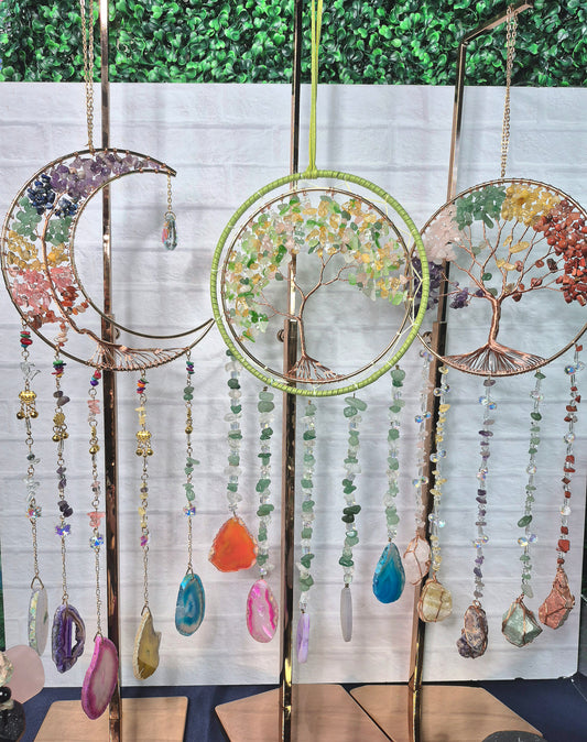 Beautiful Suncatchers with Crystals