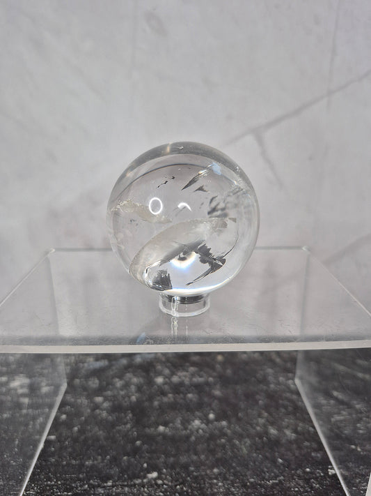 Luminous Clear Quartz Sphere Grade A