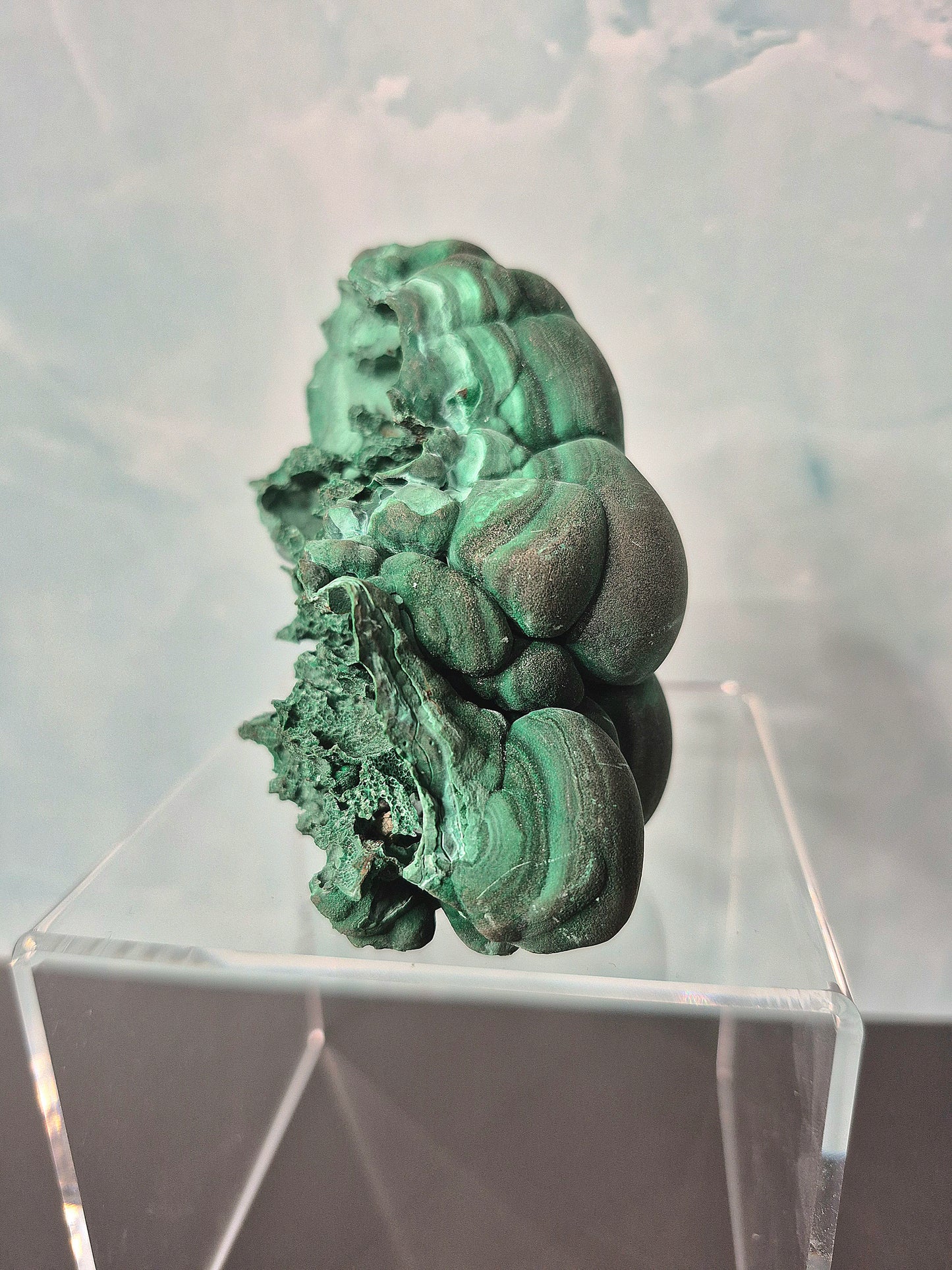 Botryoidal Malachite Cluster