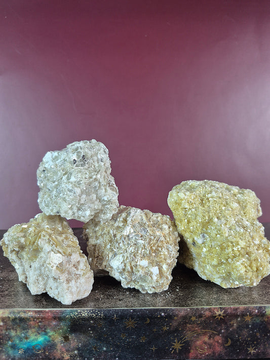 Shimmery Golden Mica Clusters
