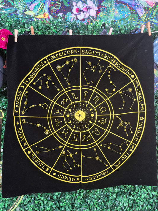 Velvet Astrology & Zodiac Cloth