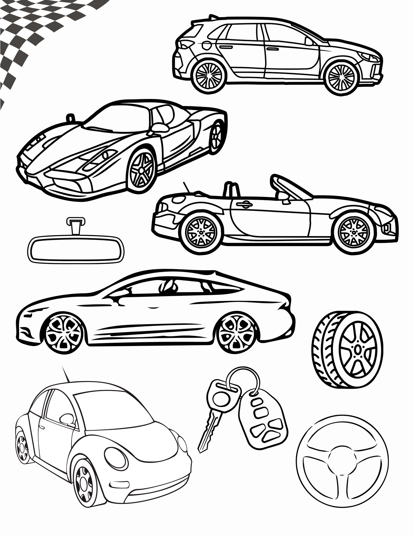 World's Best Dad - Father's Day Coloring Sheets (Digital Download)