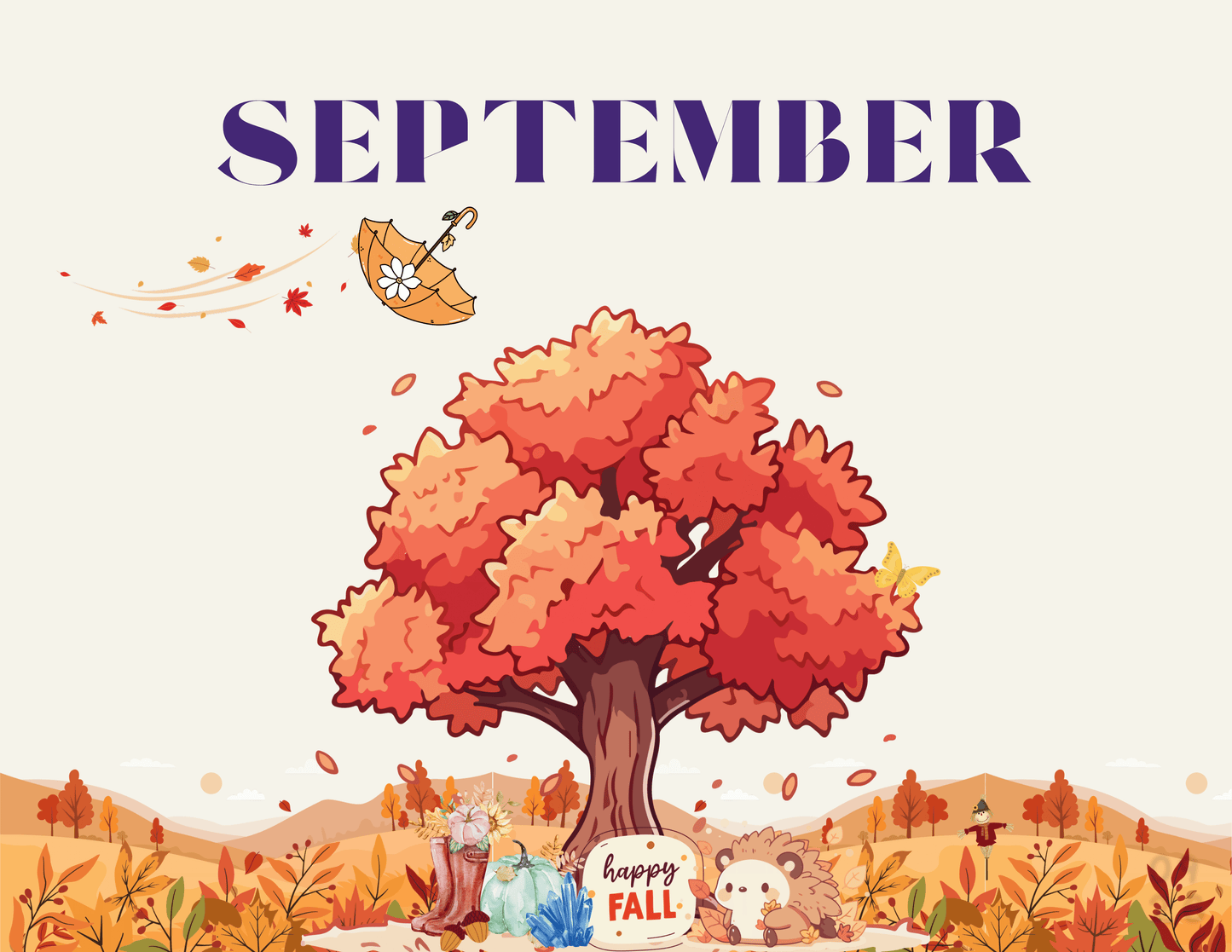 Artsy Undated Calendar July–December 2026 • Monthly Crystal & Flower Art • Decorative Cover Pages PrintableDigital product