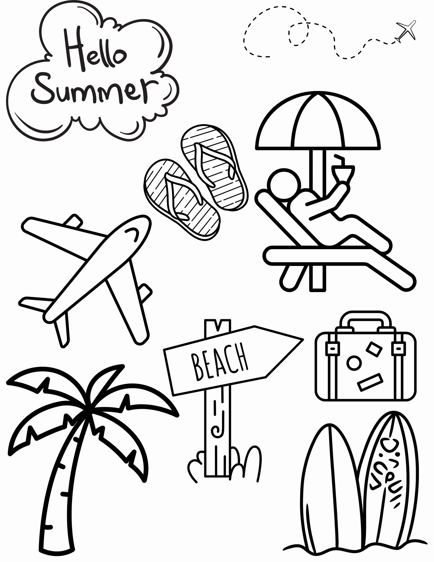 World's Best Dad - Father's Day Coloring Sheets (Digital Download)