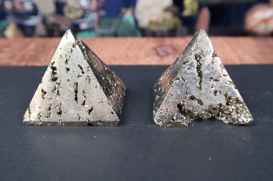 Small Pyrite Pyramids