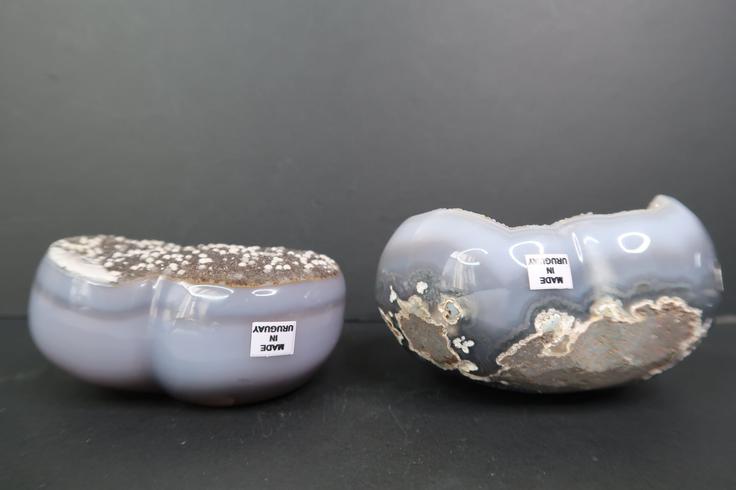 Druzy Agate Hearts