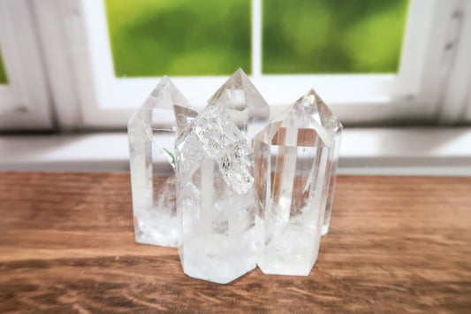 Clear Quartz Towers