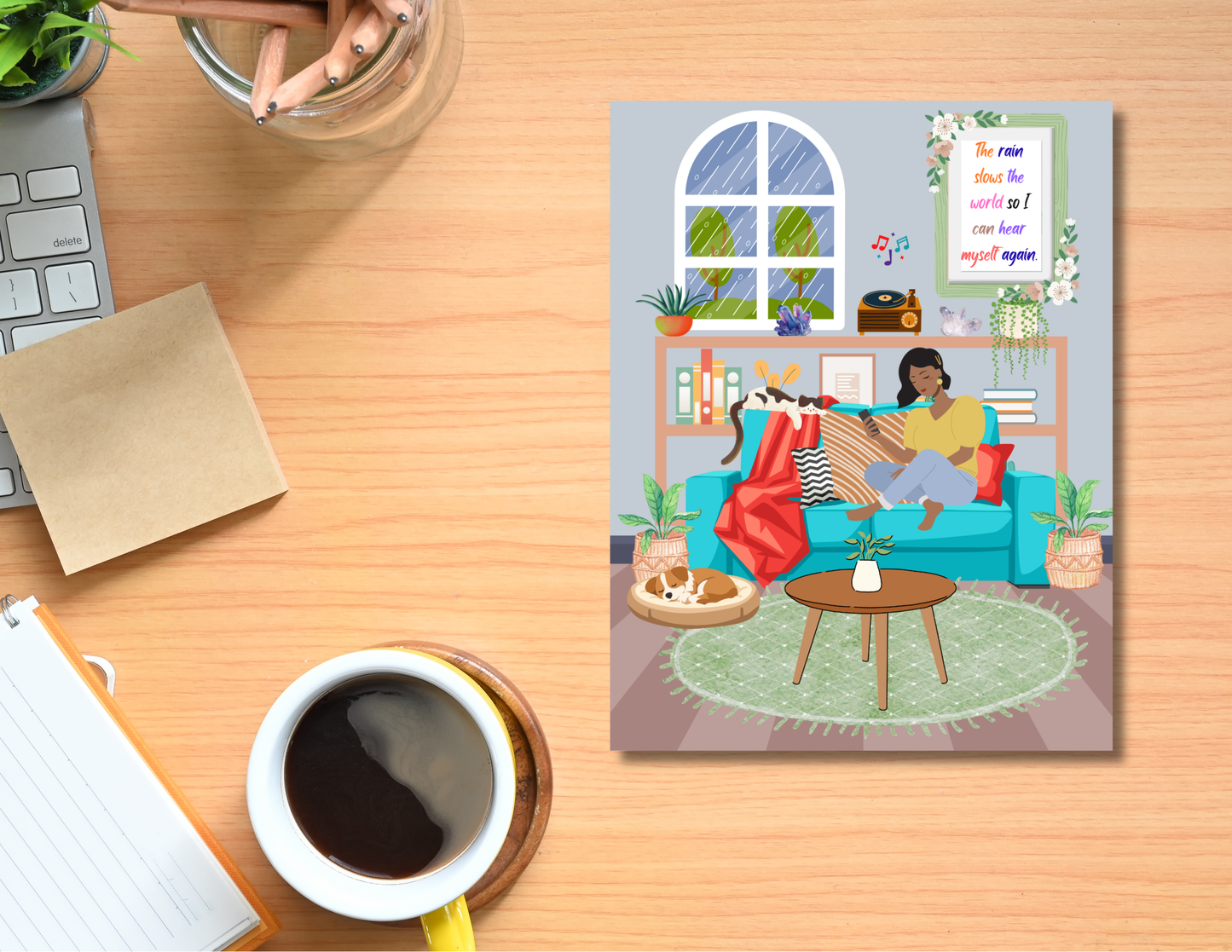 Rainy Day Postcard